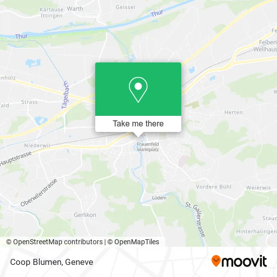 Coop Blumen map