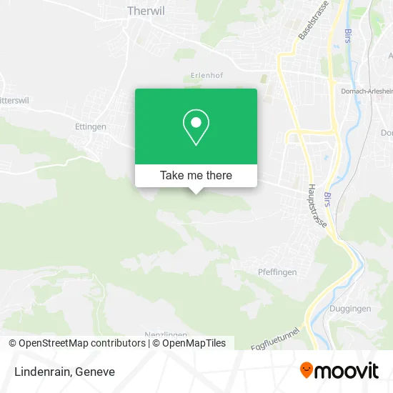 Lindenrain map