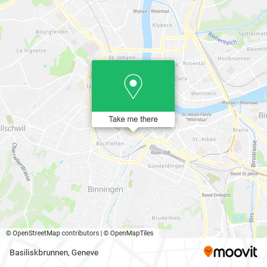Basiliskbrunnen map