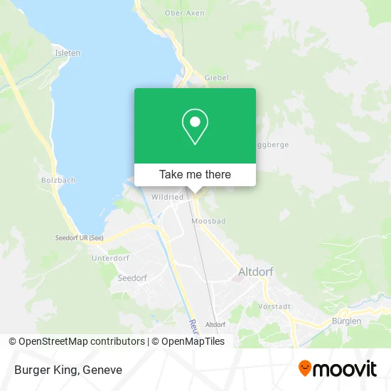 Burger King map