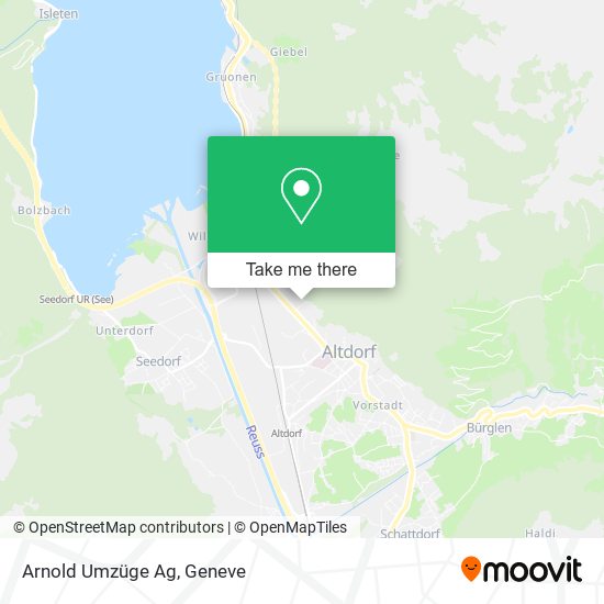 Arnold Umzüge Ag map