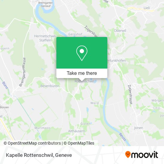 Kapelle Rottenschwil map