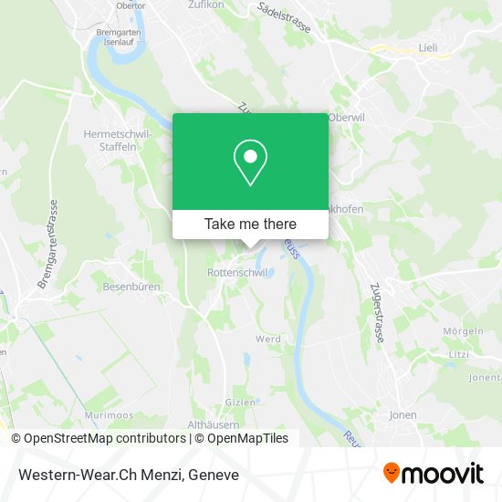 Western-Wear.Ch Menzi map