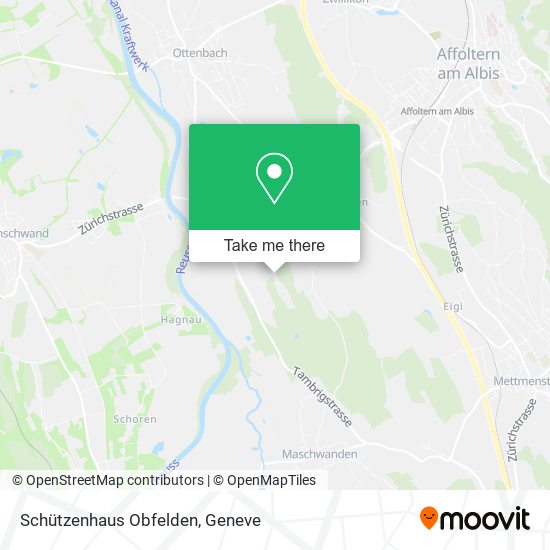 Schützenhaus Obfelden map