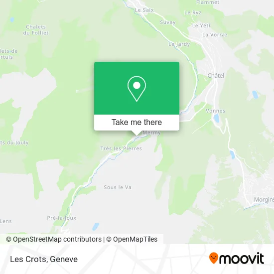 Les Crots map