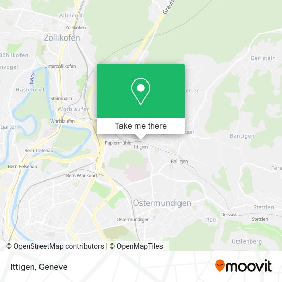 Ittigen map