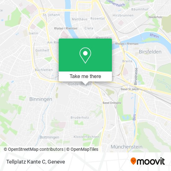 Tellplatz Kante C map