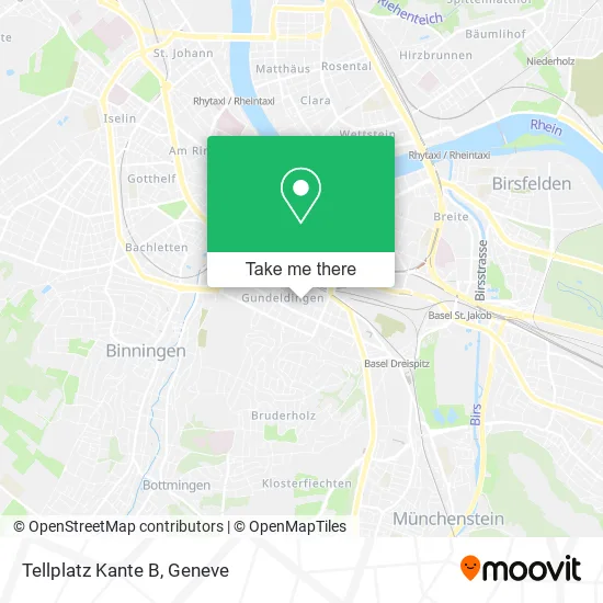 Tellplatz Kante B map