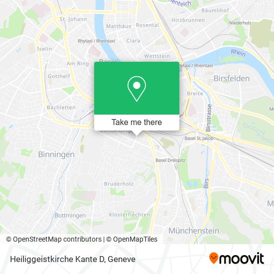 Heiliggeistkirche Kante D map