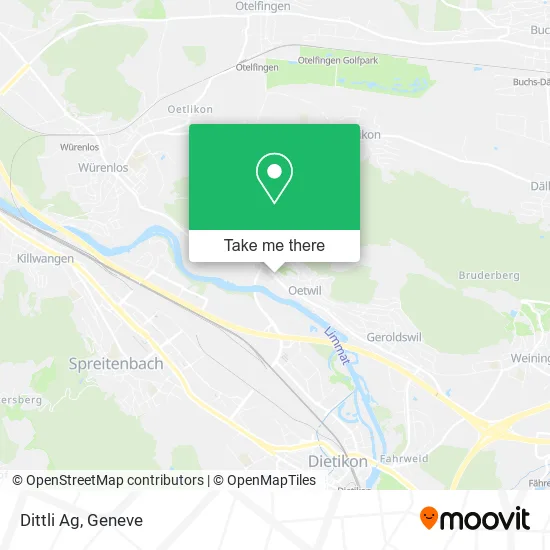 Dittli Ag map
