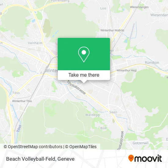 Beach Volleyball-Feld map