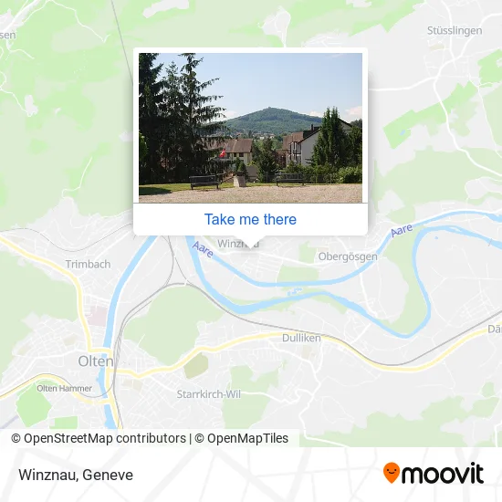 Winznau map