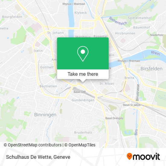 Schulhaus De Wette map