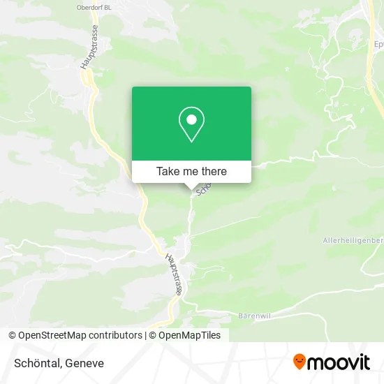 Schöntal map