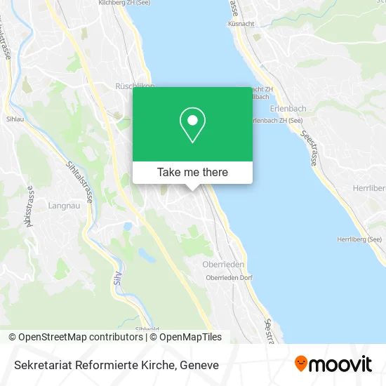 Sekretariat Reformierte Kirche map