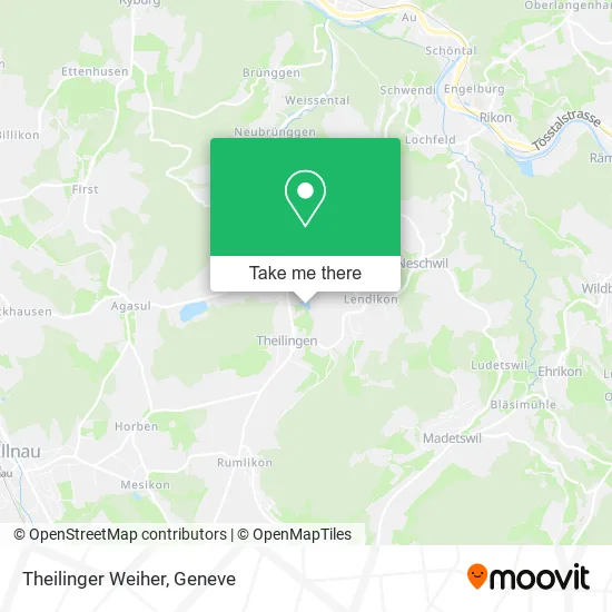 Theilinger Weiher map
