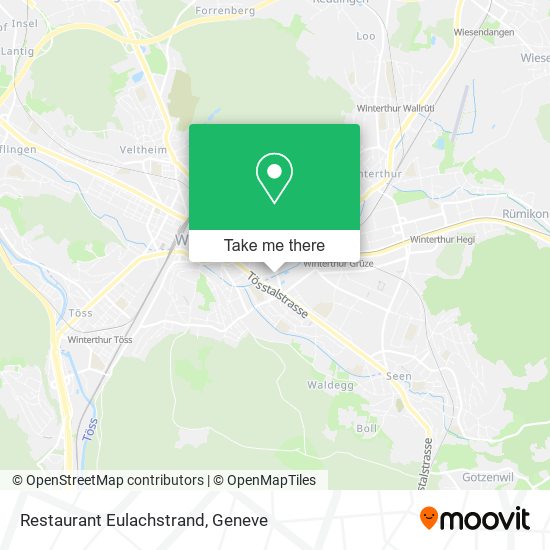 Restaurant Eulachstrand map