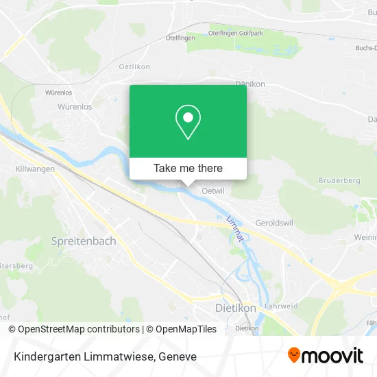 Kindergarten Limmatwiese map