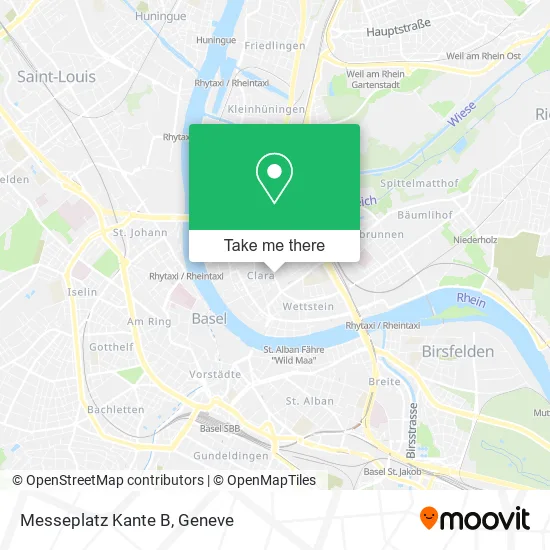 Messeplatz Kante B map