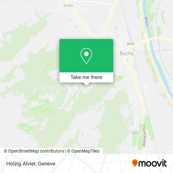 Hölzig Alvier map