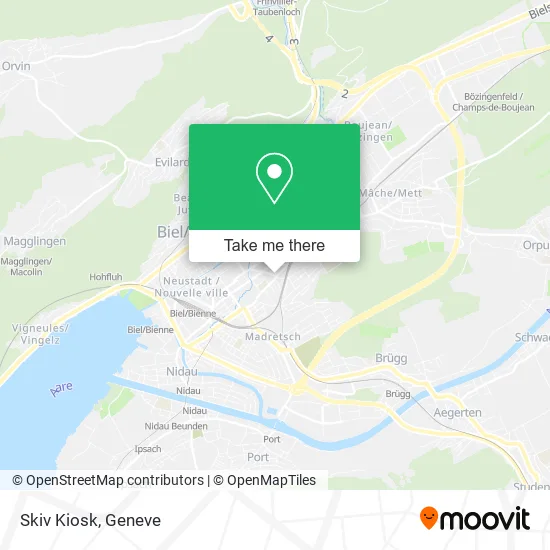 Skiv Kiosk map