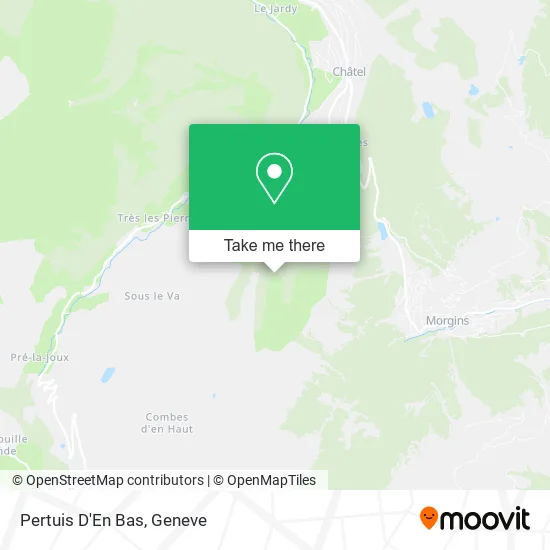 Pertuis D'En Bas map