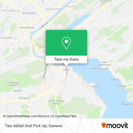 Taxi Ablad Und Pick Up map