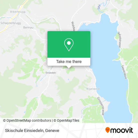 Skischule Einsiedeln map