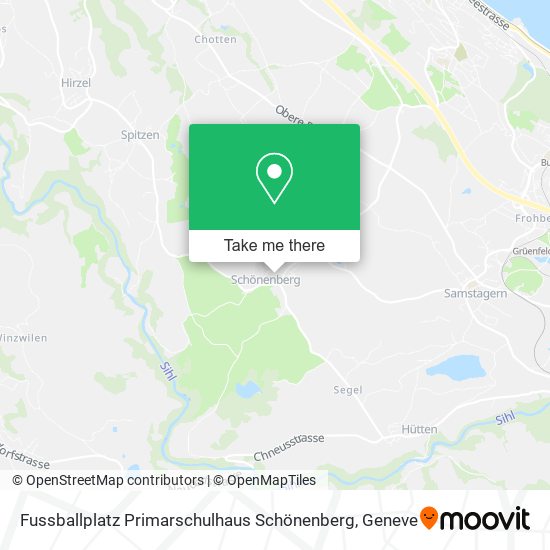 Fussballplatz Primarschulhaus Schönenberg plan