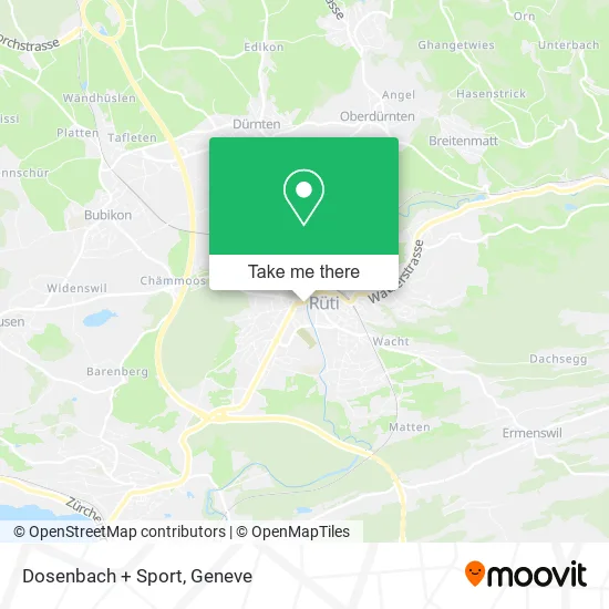 Dosenbach + Sport map