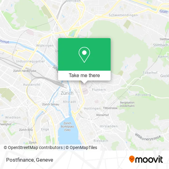 Postfinance map