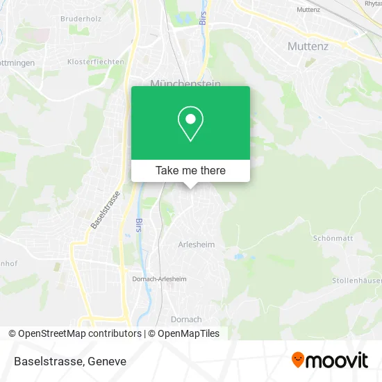 Baselstrasse map