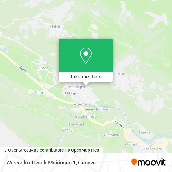 Wasserkraftwerk Meiringen 1 map