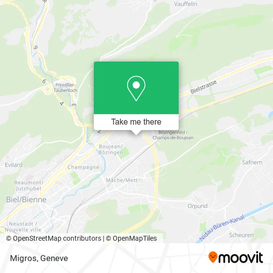 Migros map