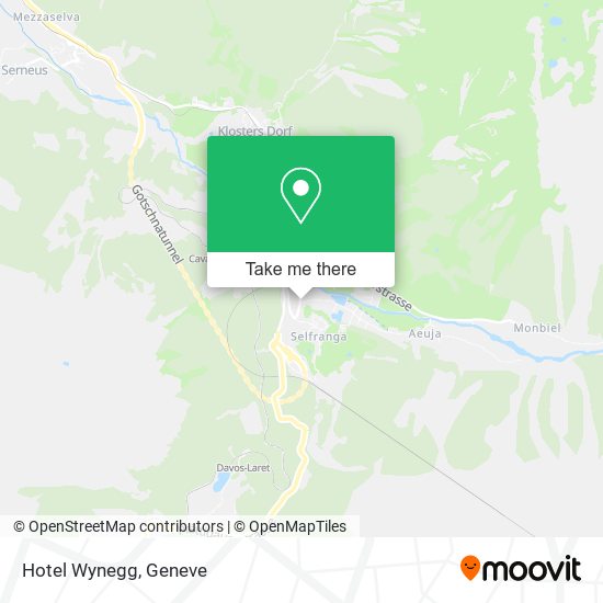 Hotel Wynegg map