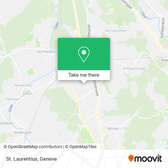 St. Laurentius map