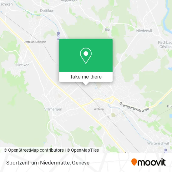 Sportzentrum Niedermatte map