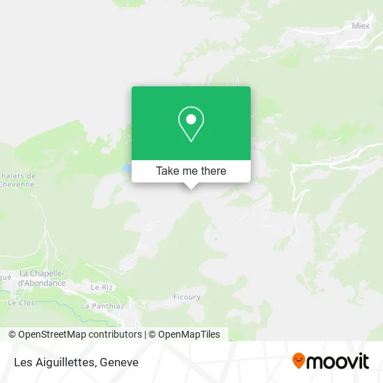 Les Aiguillettes map
