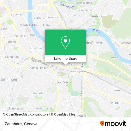 Zeughaus map