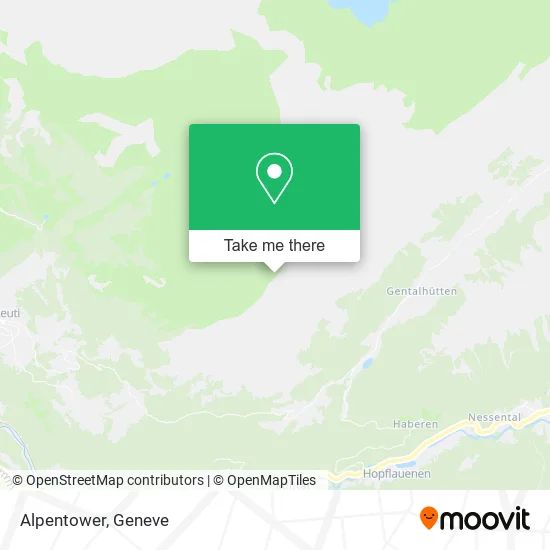 Alpentower map