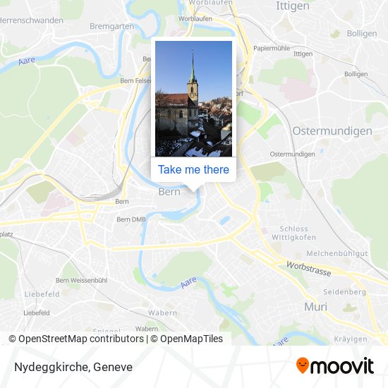 Nydeggkirche map