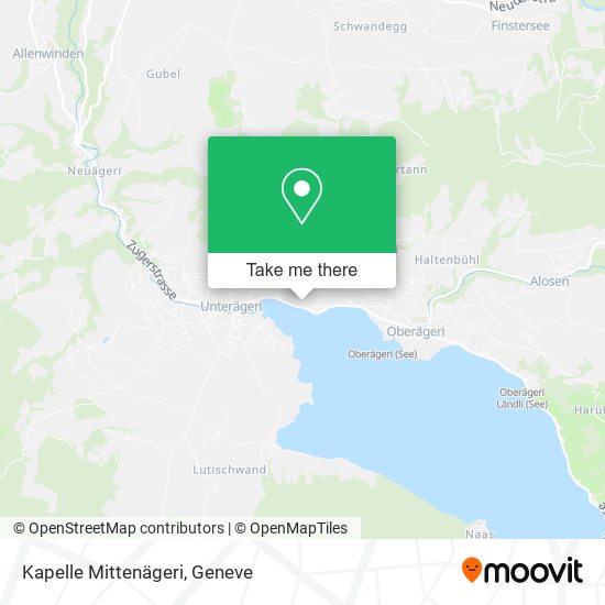 Kapelle Mittenägeri map