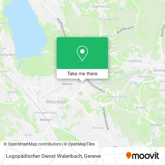 Logopädischer Dienst Walenbach map