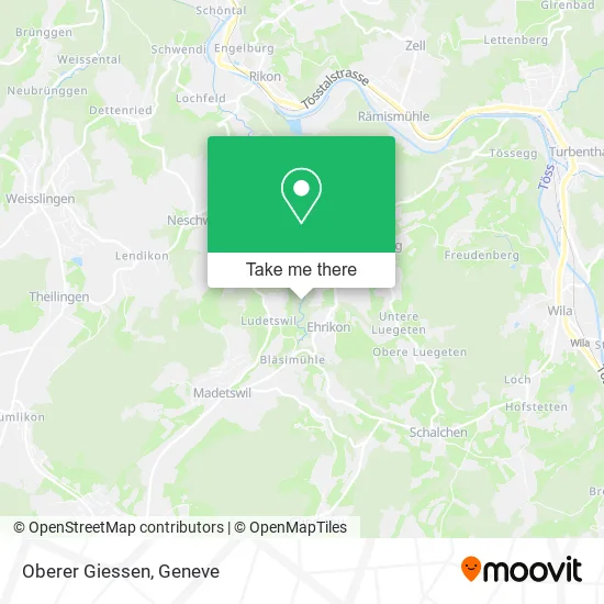 Oberer Giessen map
