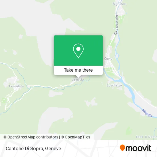 Cantone Di Sopra map