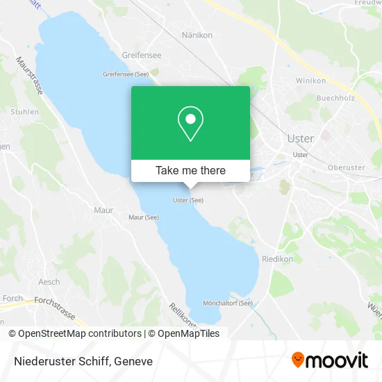 Niederuster Schiff map