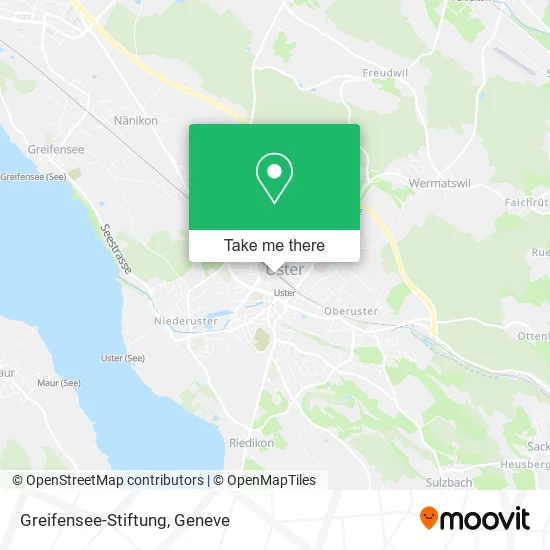 Greifensee-Stiftung map