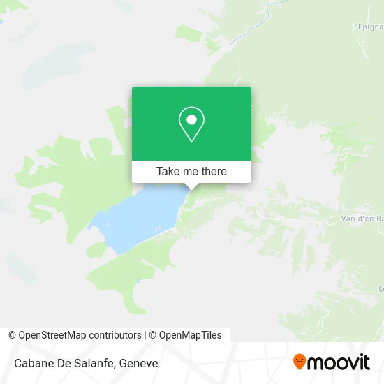Cabane De Salanfe map