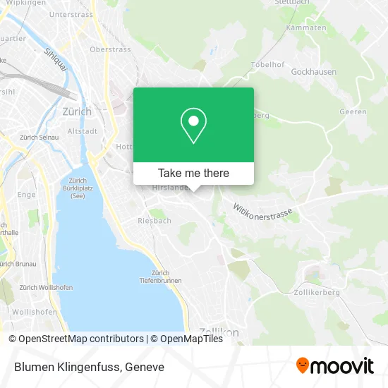 Blumen Klingenfuss map