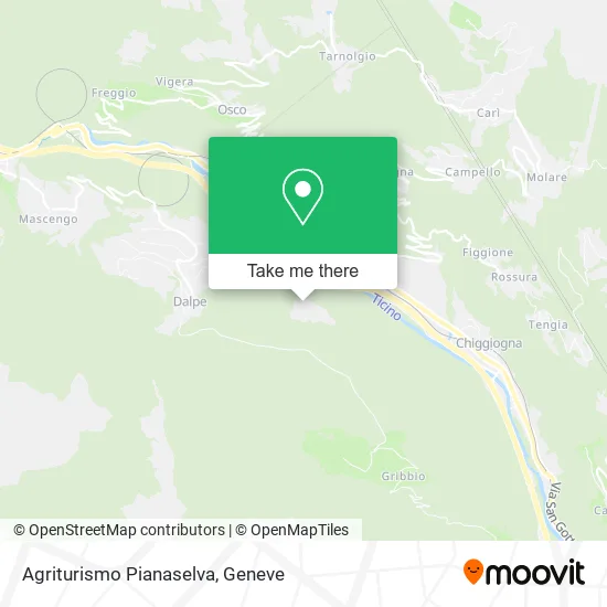 Agriturismo Pianaselva map